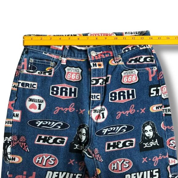 Hysteric Glamour x X-Girl AOP Pants - Picture 4 of 6